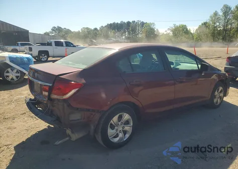 2014 Honda Civic Lx z USA, uszkodzony, nr VIN 2HGFB2F56EH503099